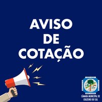 AVISO DE COTAÇÃO DE PREÇOS