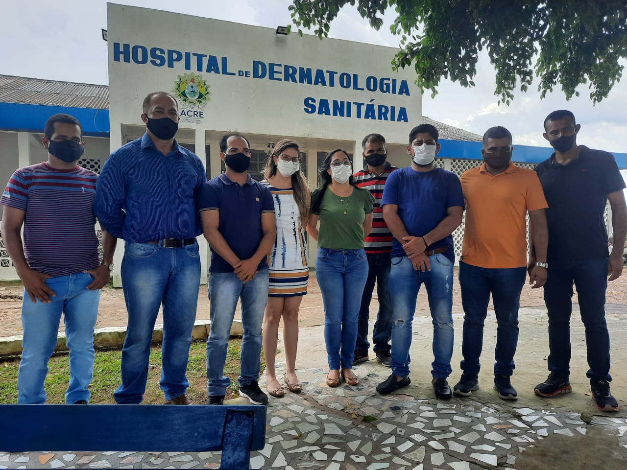 Vereadores de Cruzeiro do Sul vão ao Hospital Dermatológico Sanitário verificar motivos de falta de medicamentos para Hanseníase