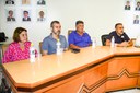 Vereadores participam da apresentação do novo modelo de Gerenciamento de Resíduos Sólidos Municipais e Estratégias de Desenvolvimento Municipais. Vereadores participam da apresentação do novo modelo de Gerenciamento de Resíduos Sólidos Municipais e Estratégias de Desenvolvimento Municipais.