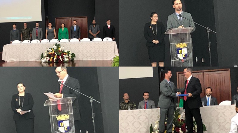 Presidente da Câmara de Vereadores  participa da posse do novo Chefe da Polícia Federal de Cruzeiro do Sul