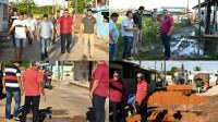 Vereador Marivaldo visita o bairro da Várzea junto com o Secretário Municipal de Obras 