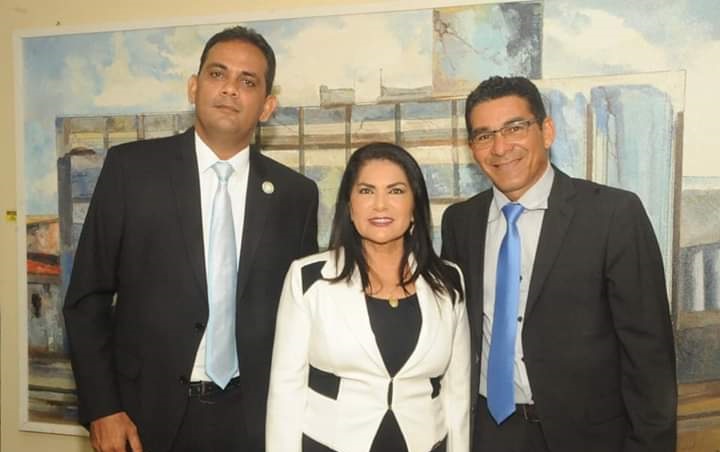 Vereadores Romário Tavares e Mazinho da BR na posse da Deputada Antônia Sales