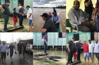 Vereadores visitam famílias atingidas e áreas alagadiças pela cheia do rio Juruá